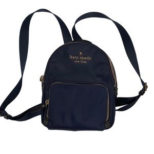 Kate Spade Watson Lane Small Hartley Backpack Nylon Blue NWOT